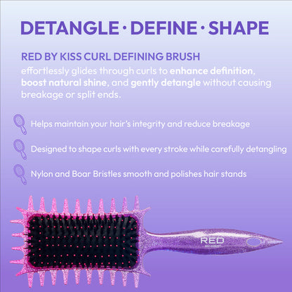 Red By Kiss Curl Defining Nylon & Boar Hair Brush