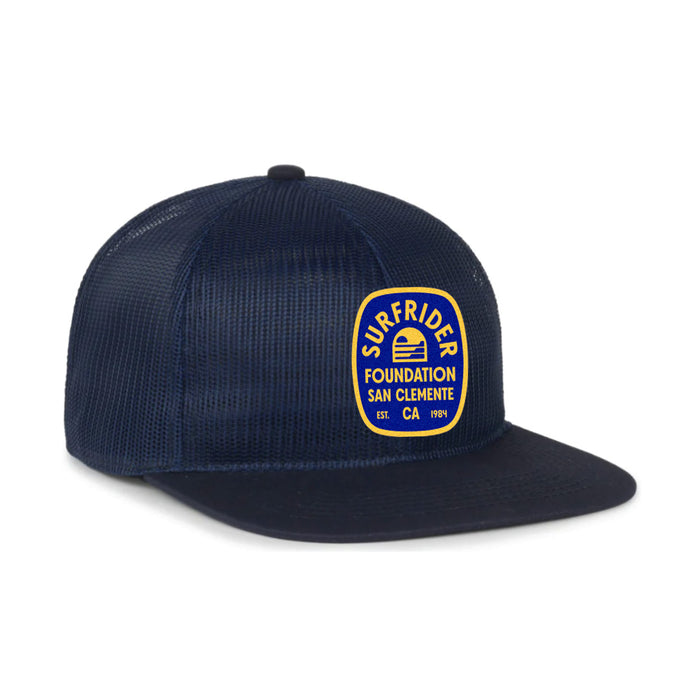 Retro Badge Mesh Trucker Hat