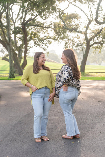 Risen Light Me Up Crop Kick Flare Jean