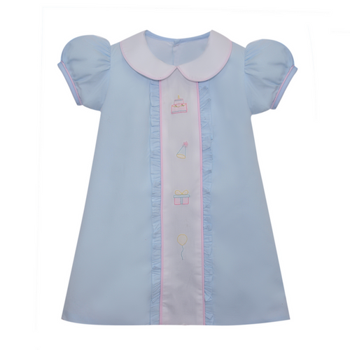 RN Blue Birthday Angel Dress