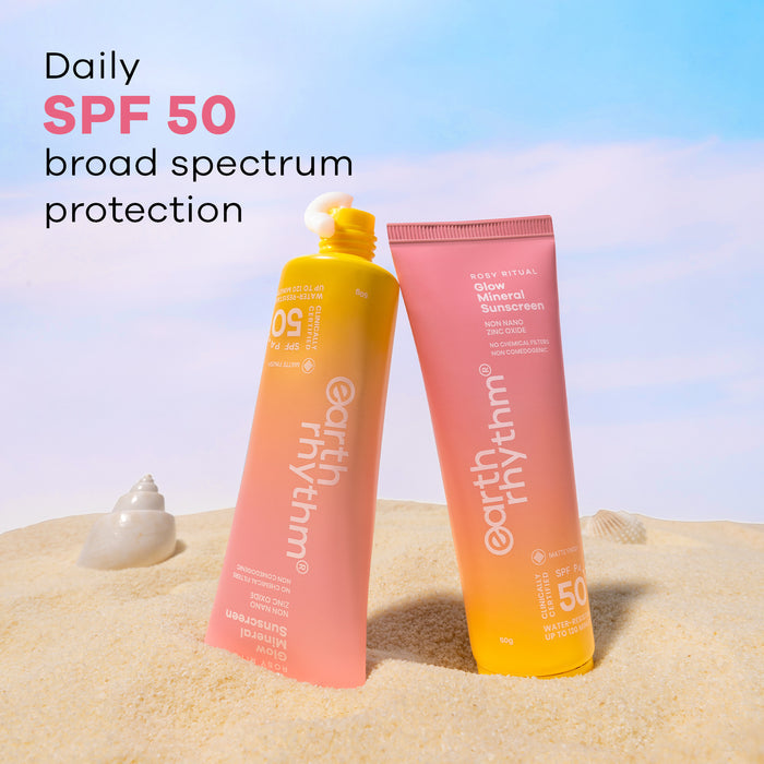 Rosy Ritual Glow Mineral Sunscreen SPF 50 PA++++ 50g