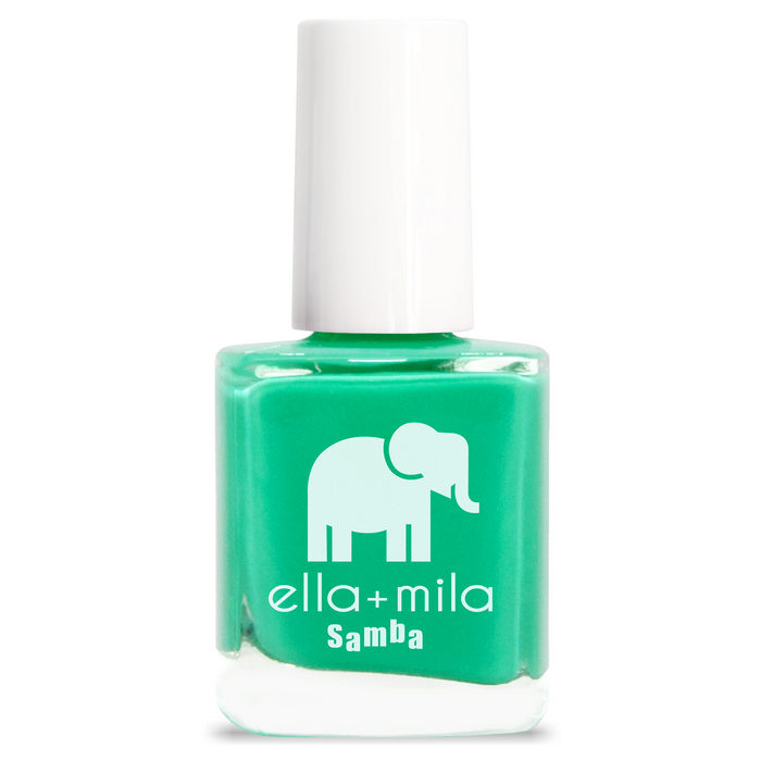 Samba Beats bright green nail polish bottle – ella+mila