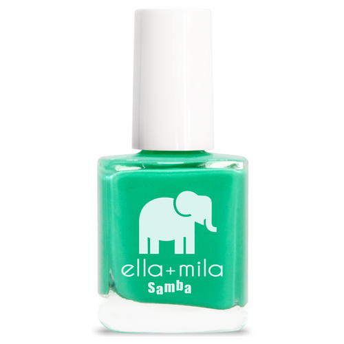Samba Beats bright green nail polish bottle – ella+mila