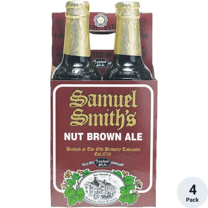 Samuel Smith's Nut Brown Ale 4-pack Ace Beverage