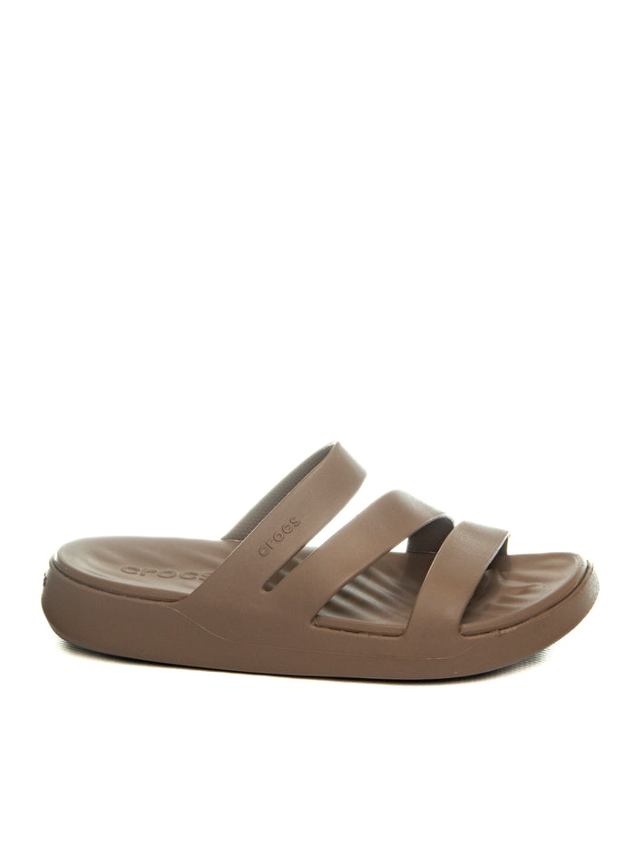 CROCS sandalo getaway marrone 209587 GETAWAY STR-TRU 0LF