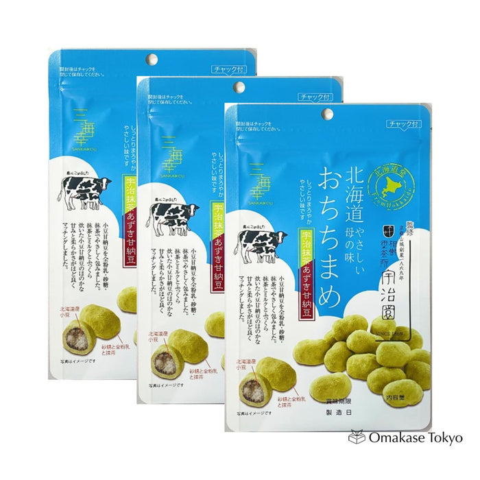 Sankaikou Uji Matcha Azuki Sweet Natto (3 Bags)