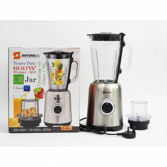 Sayona SB-4469 2-in-1 Blender - White Background