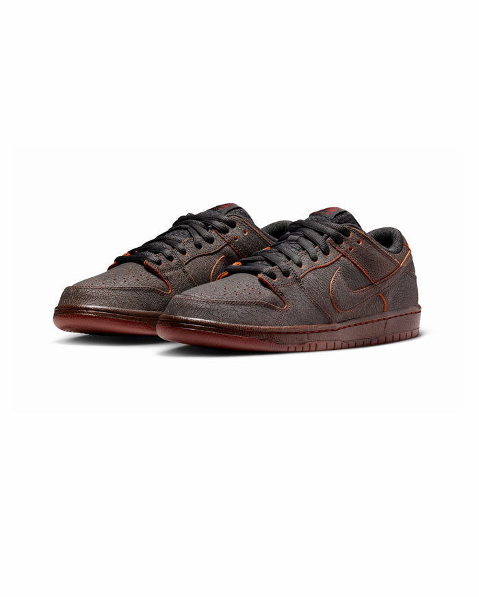 SB Dunk Low Pro Premium Dk Smoke Grey Campfire Orange