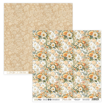 ScrapBoys - 8X8 Paper Pad - Paula's Attic. 12 sheets with 2 bonus on the back of the covers. Available at Embellish Away located in Bowmanville Ontario Canada.