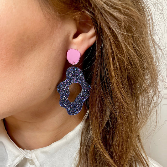 SEA SLUGS - Pink/blue glitter