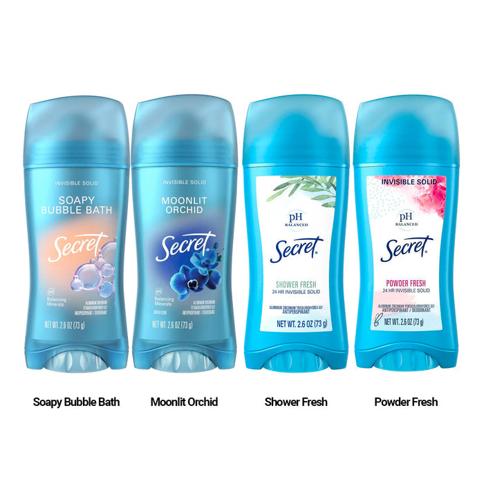 Secret pH Balanced Invisible Solid Deodorant Stick 2.6oz/ 73g