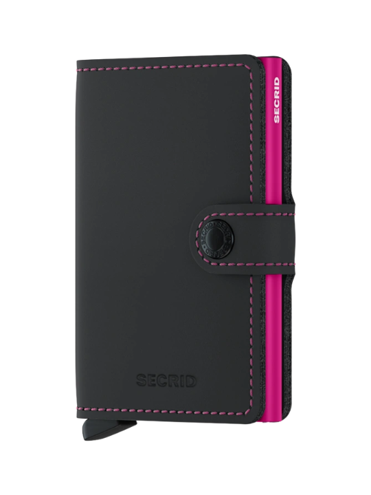 Leather / Black/Fuchsia