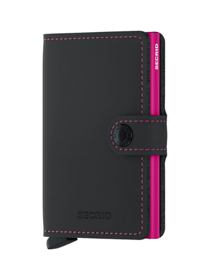Leather / Black/Fuchsia