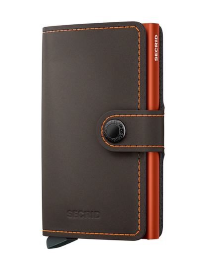 Leather / Truffle/Orange