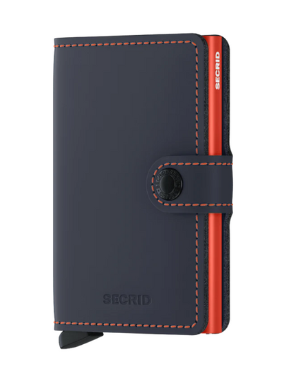 Leather / Night Blue/Orange