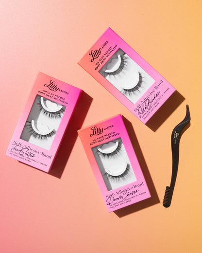 Natural | Self-adhesive trio with lash applicator