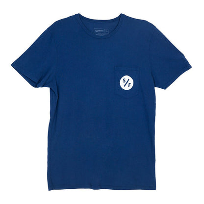 S/F Pocket Tee (Navy)