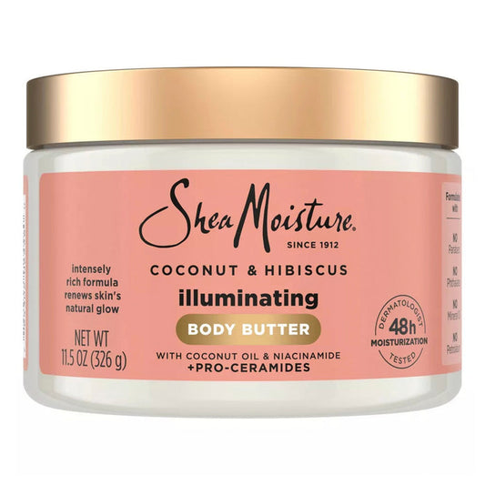 Shea Moisture Coconut & Hibiscus Illuminating Body Butter 11.5oz/ 326g