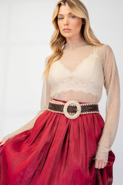 Sheer Beauty Top