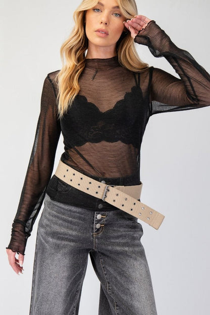Sheer Beauty Top