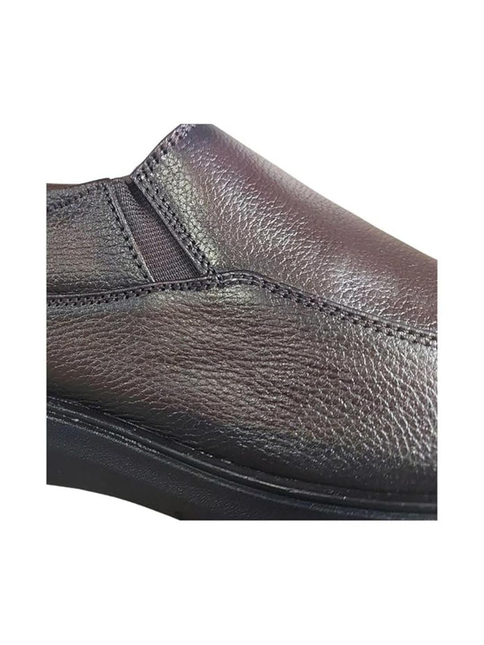Shoe Bazar Brown Genuine Leather Slip On Moccasin for Men