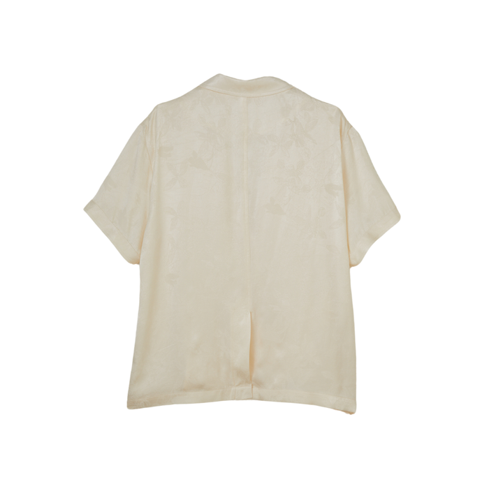CICADA Short Sleeve Casual Jacket (Black / White) | Isetan KL Online Store