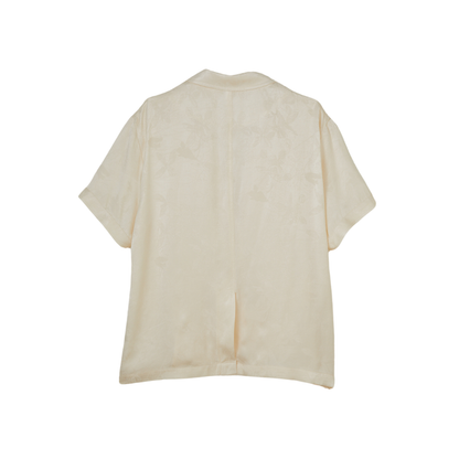 CICADA Short Sleeve Casual Jacket (Black / White) | Isetan KL Online Store