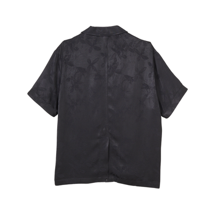 CICADA Short Sleeve Casual Jacket (Black / White) | Isetan KL Online Store