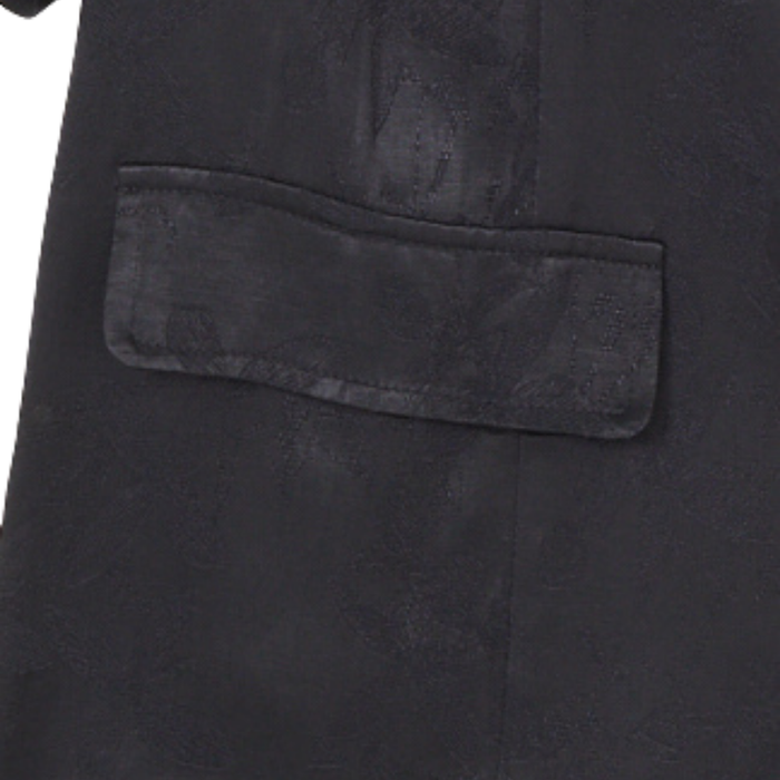 CICADA Short Sleeve Casual Jacket (Black / White) | Isetan KL Online Store