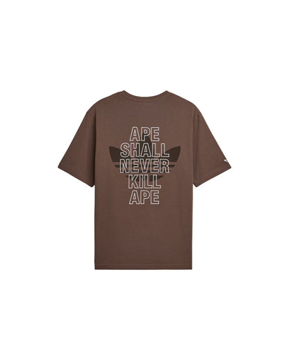 Short Sleeve Tee Bape Earth Straw