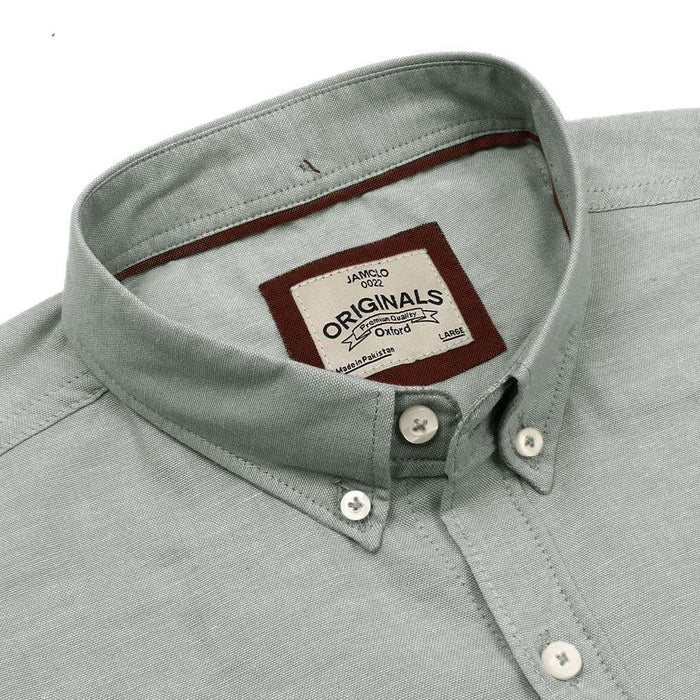 Silky Green Oxford Shirt