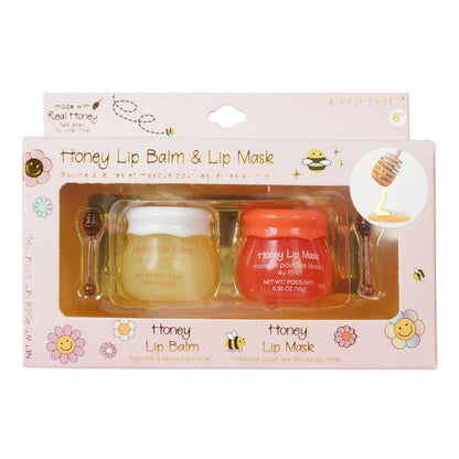 Simply Sweet Honey Lip Balm & Lip Mask Set