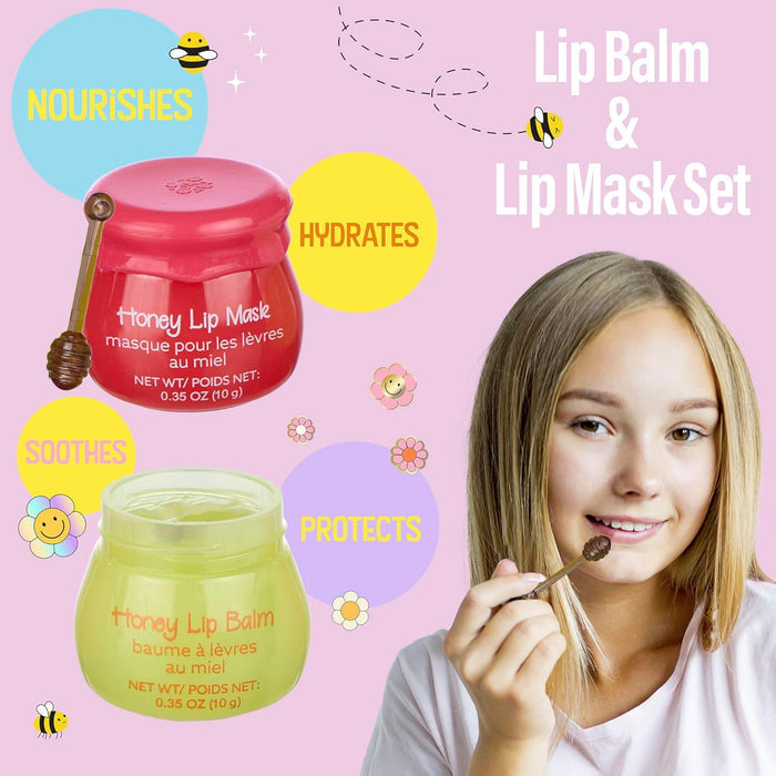Simply Sweet Honey Lip Balm & Lip Mask Set