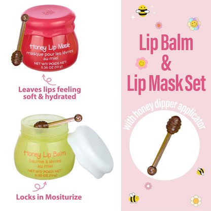 Simply Sweet Honey Lip Balm & Lip Mask Set
