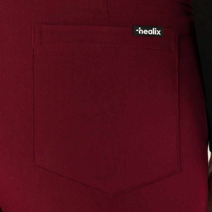 Sleek Eight-Pocket Slim Scrub Pant