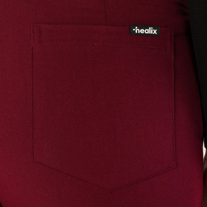 Sleek Eight-Pocket Slim Scrub Pant