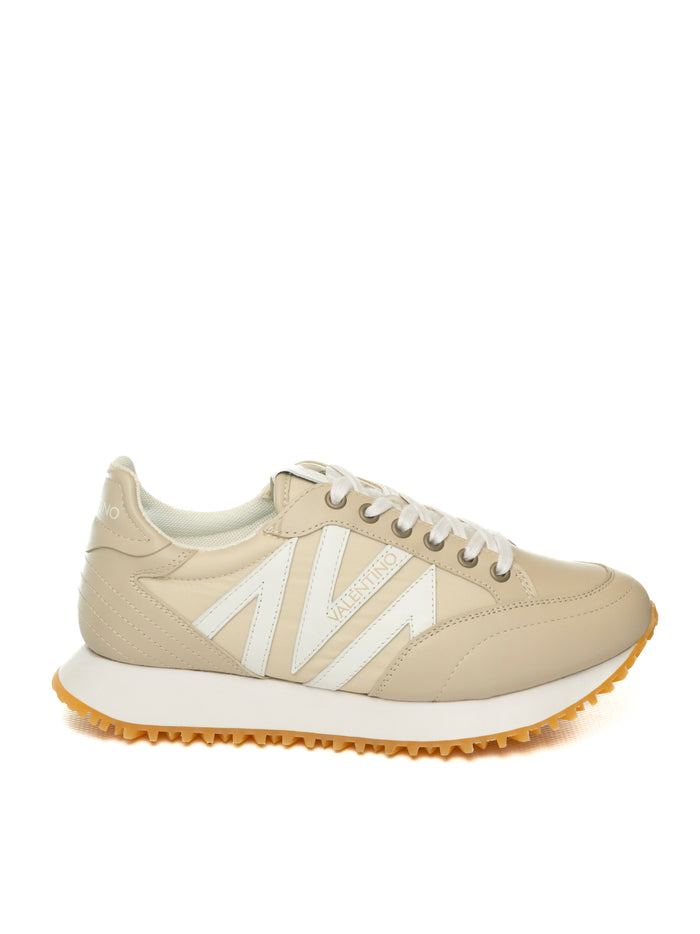 VALENTINO Sneaker pelle avorio 95D2804NY NYL/CAM-IVORY