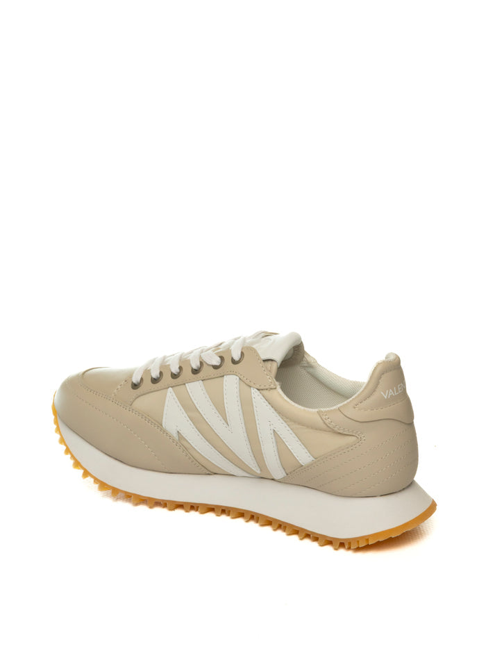 VALENTINO Sneaker pelle avorio 95D2804NY NYL/CAM-IVORY