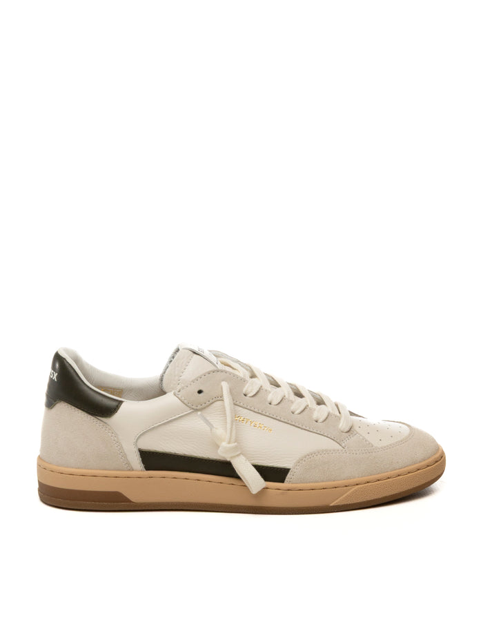 THE 76 Sneaker stay bianco/verde STAY U PELLE-BIA/VERDE