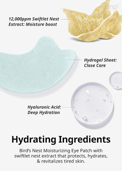 SNP Bird's Nest Moisturizing Eye Patch 60 patches