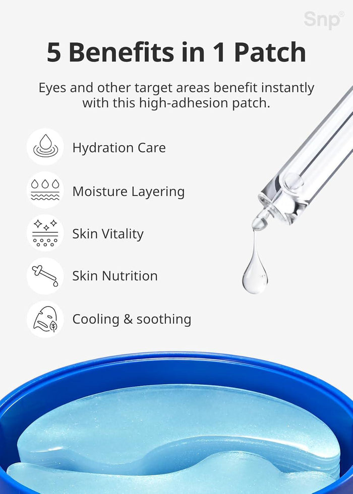 SNP Bird's Nest Moisturizing Eye Patch 60 patches