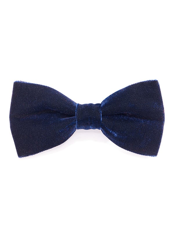 Solid Navy Ready Tied Bow Tie