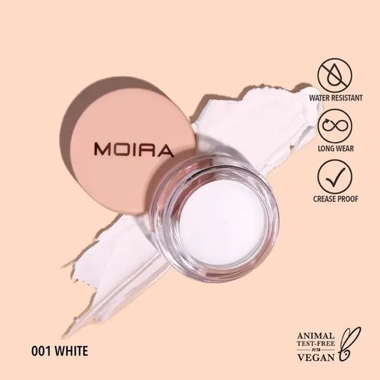 Sombra en Crema Prebase Duradera Blanco Moira Beauty