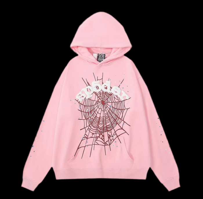 Sp5der Hoodie Pink
