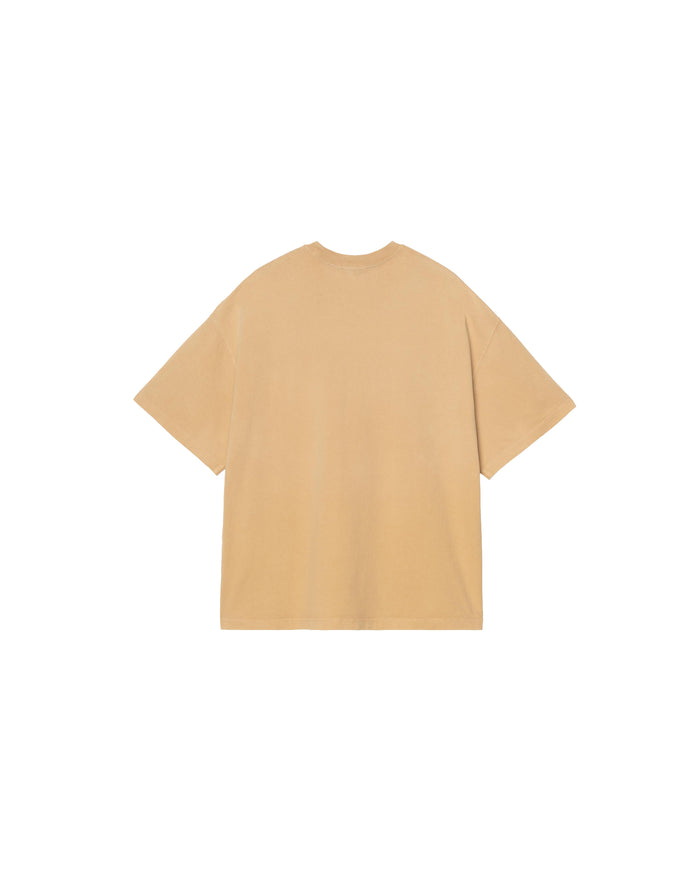 S/S Hudson Pocket T-Shirt Dusty H Brown Chalk Wash