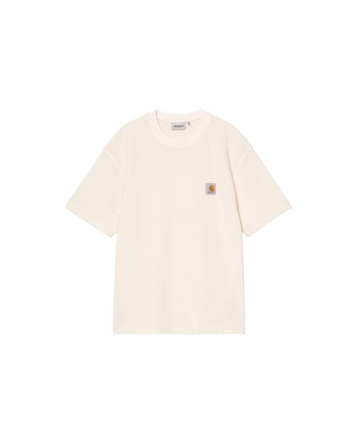 S/S Nelson Waffle T-Shirt Natural Garment Dyed