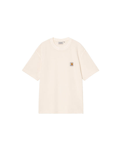 S/S Nelson Waffle T-Shirt Natural Garment Dyed