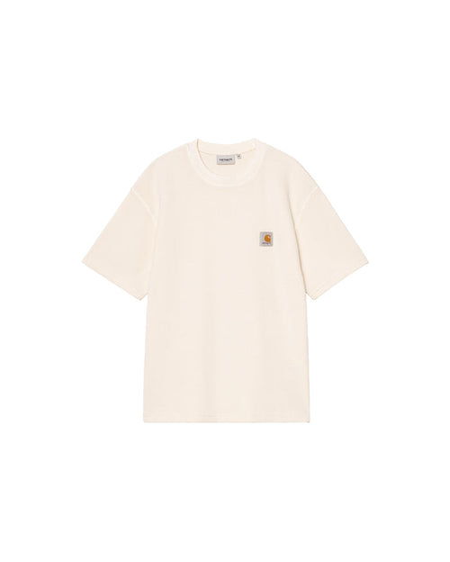 S/S Nelson Waffle T-Shirt Natural Garment Dyed