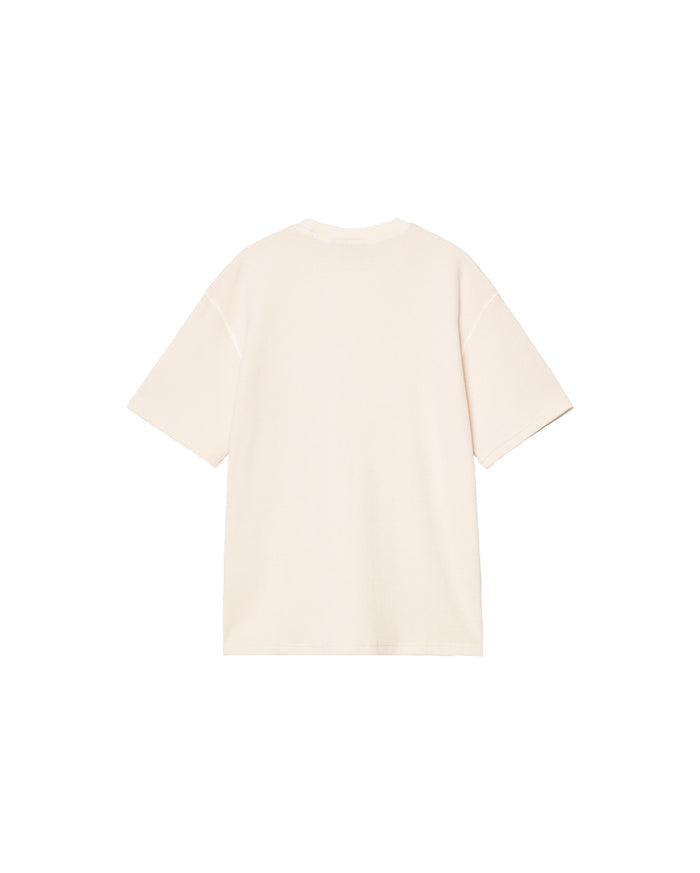 S/S Nelson Waffle T-Shirt Natural Garment Dyed