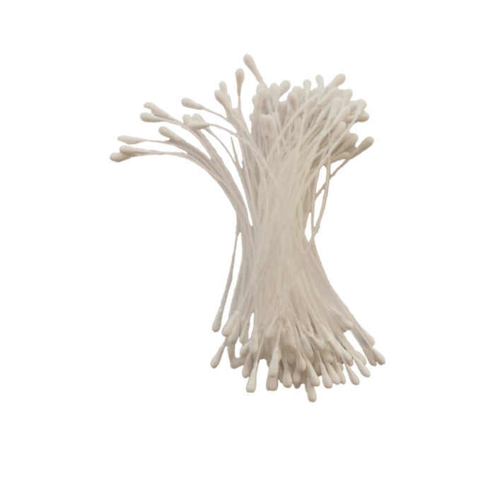 Stamperia - Stamens - 8cm - White (100pc). Available at Embellish Away located in Bowmanville Ontario Canada.